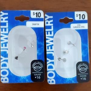 💋👄NWT 💋👄Lip Jewelry💋👄 .16 guage💋👄